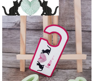 Stickdatei - Katzen Herz